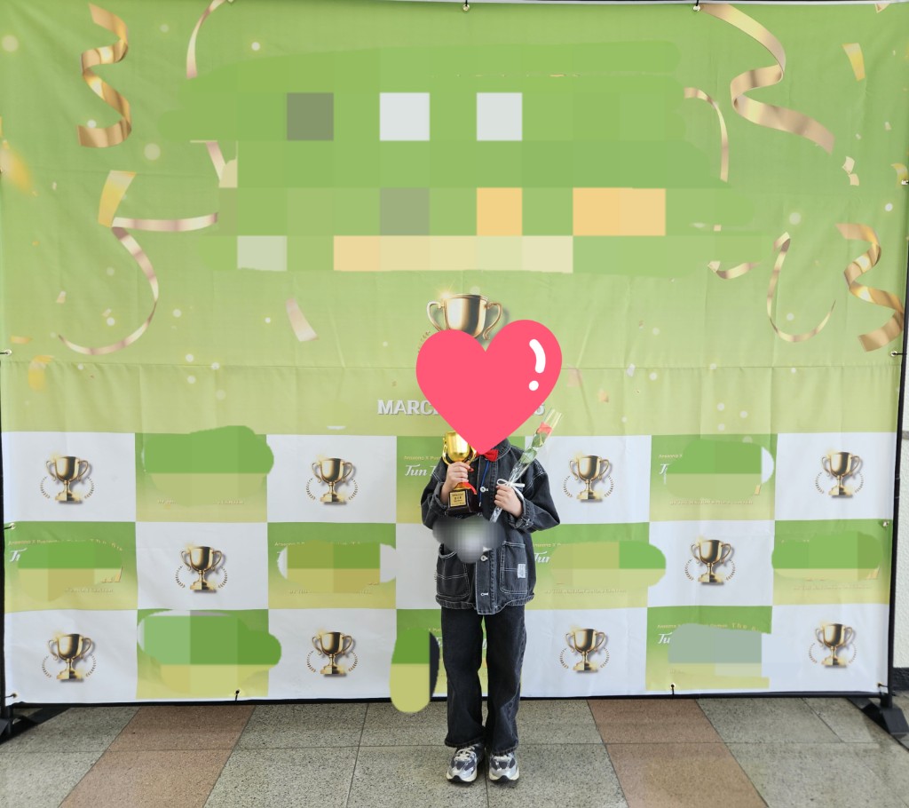 마련된 포토존에서 한컷