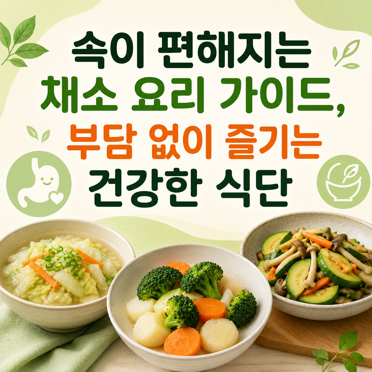 속이 편해지는 채소 요리