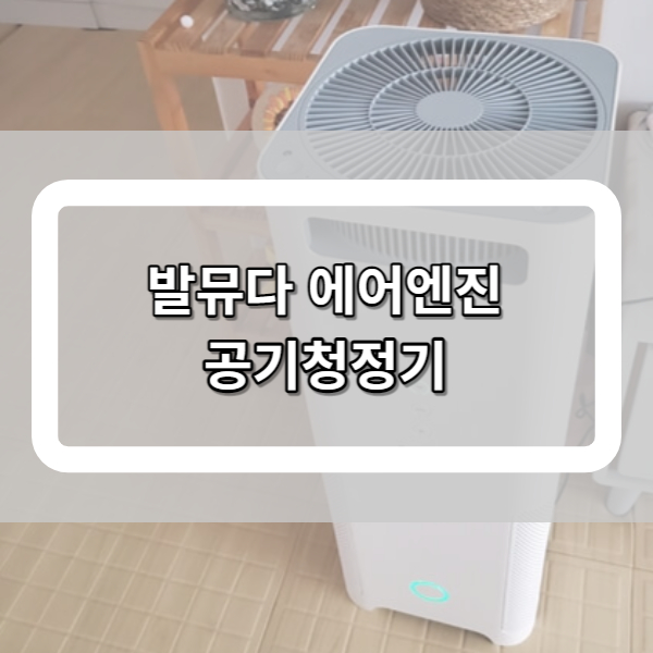 발뮤다 에어엔진 공기청정기