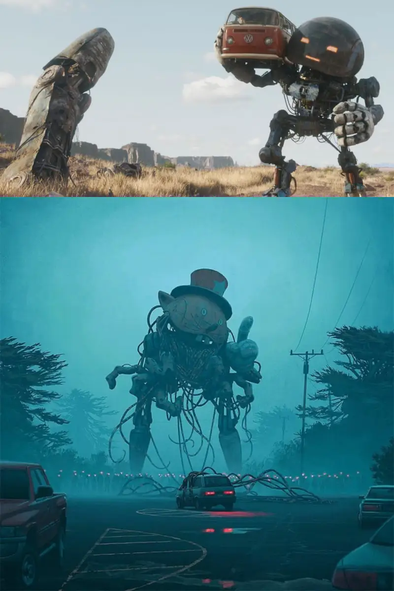 일렉트릭 스테이트 주요 장면