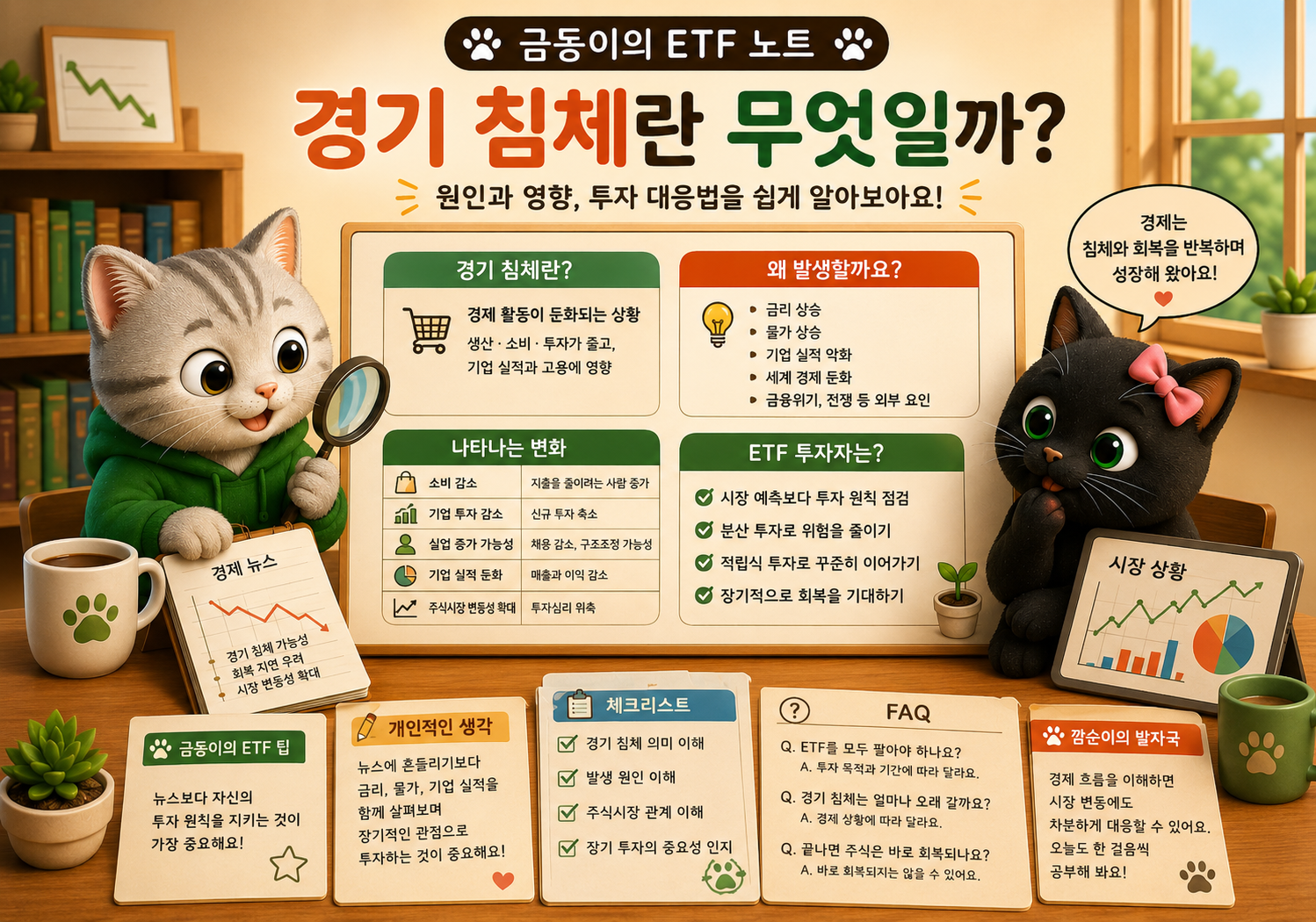 국내 주식ETF 경기 침체란 관련 내용