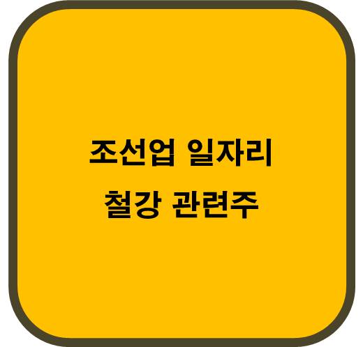 조선업 일자리 철강 관련주 6종목