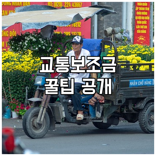 2025 삼척시 중증장애인 교통보조금..