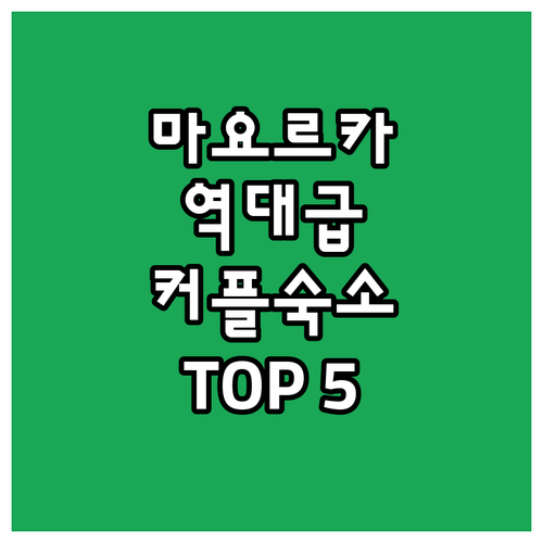 스페인 마요르카 신혼여행 커플 여행을..