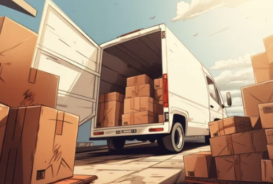 포장이사하는 사진