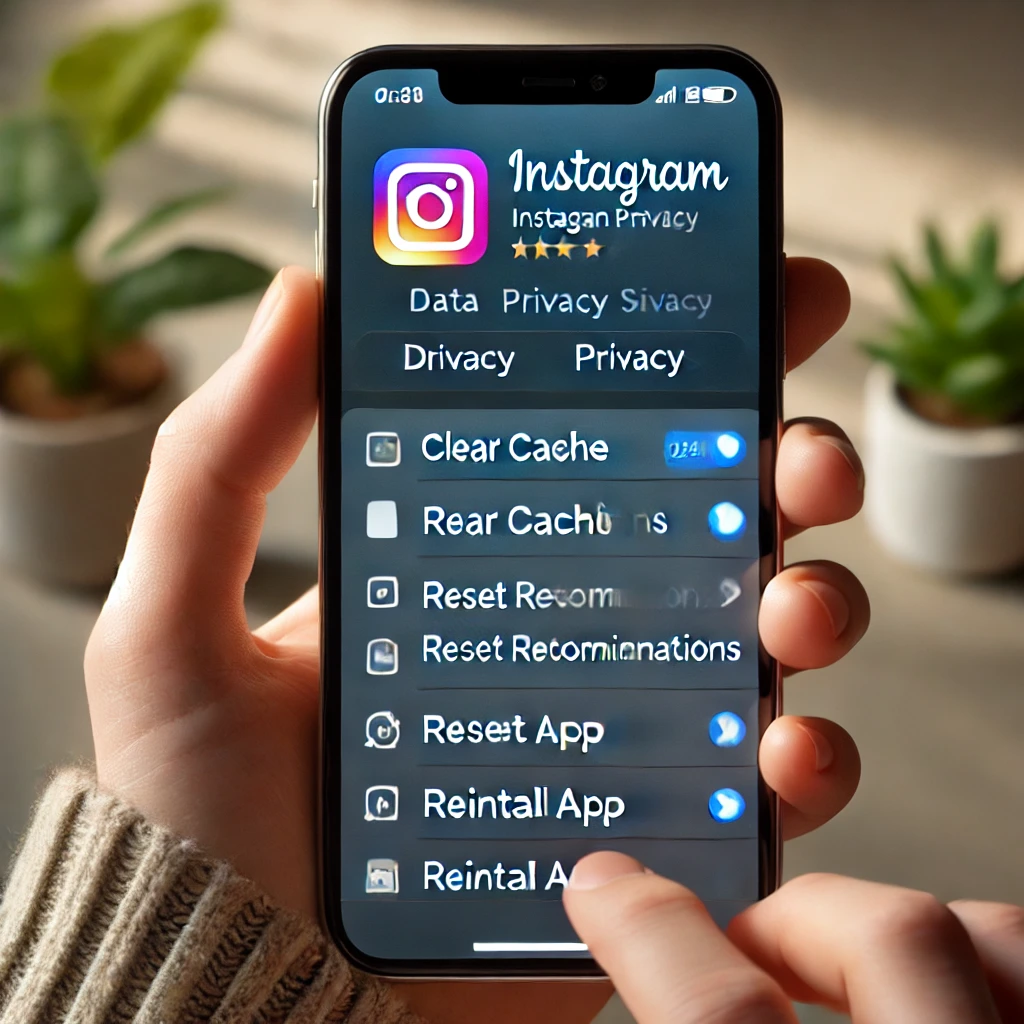 인스타 알고리즘 초기화