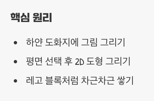 모든 것은 스케치로부터 (핵심 원리)