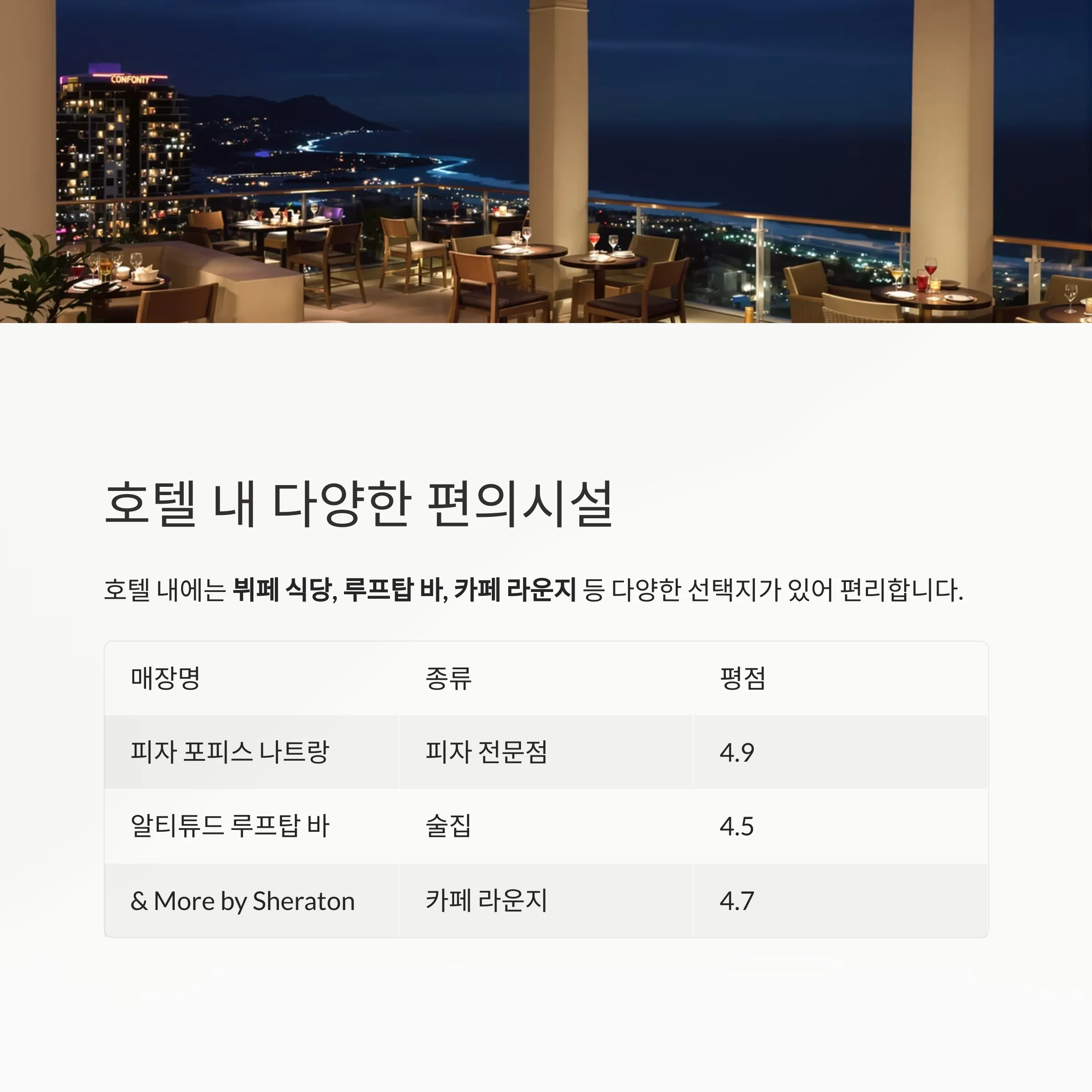 나트랑 쉐라톤 호텔 리뷰
