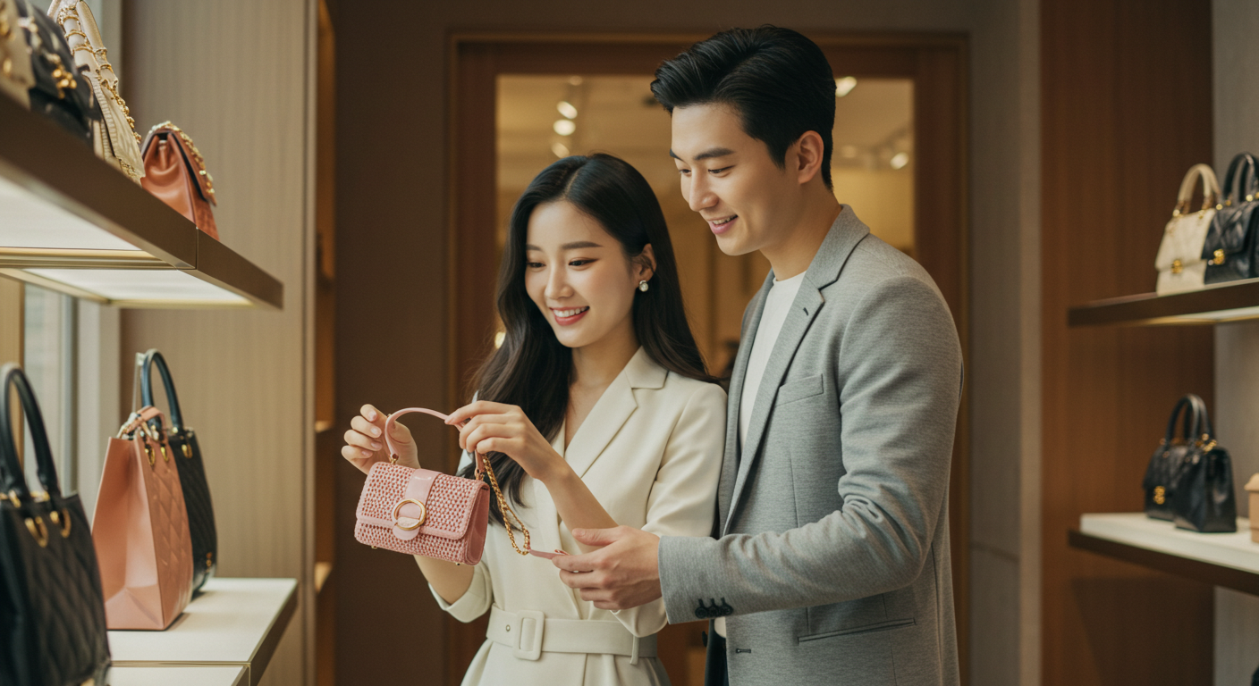 연령별 여성가방