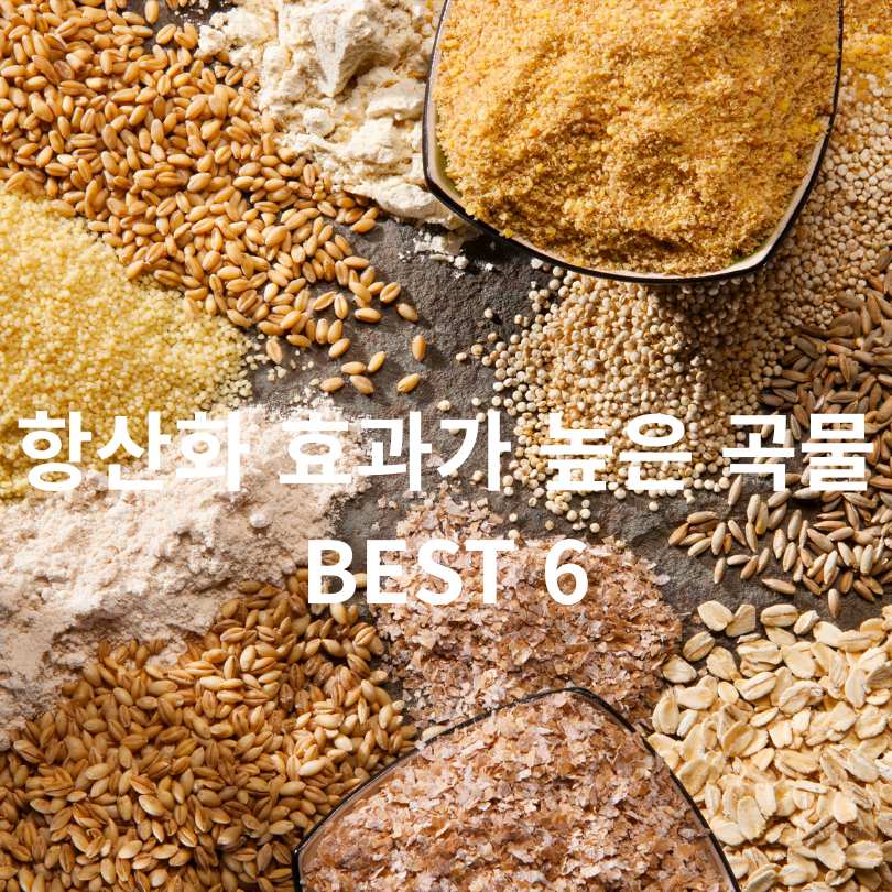 항산화 효과가 높은 곡물 BEST 6