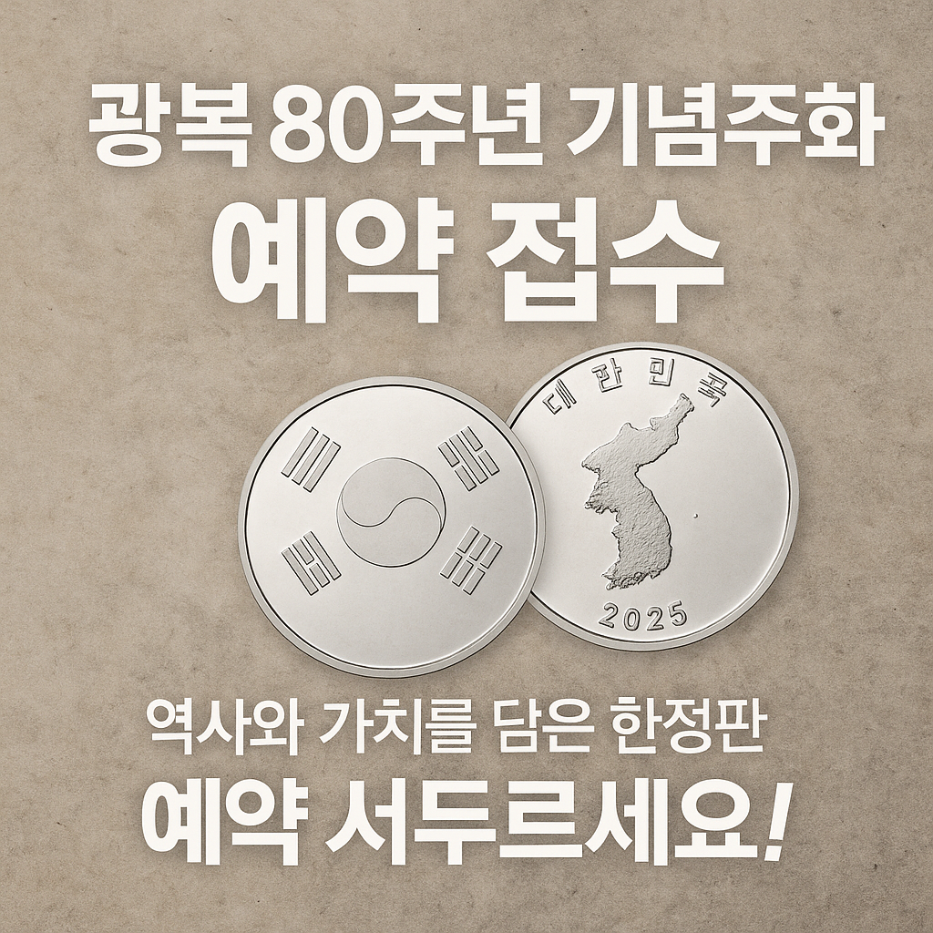 광복 80주년 기념주화