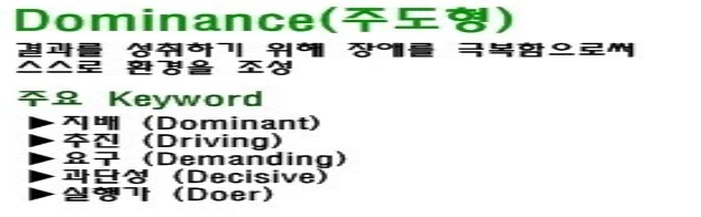 DISC 검사 주도형