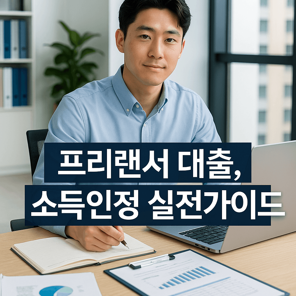 프리랜서&middot;자영업자 대출 기준 사진