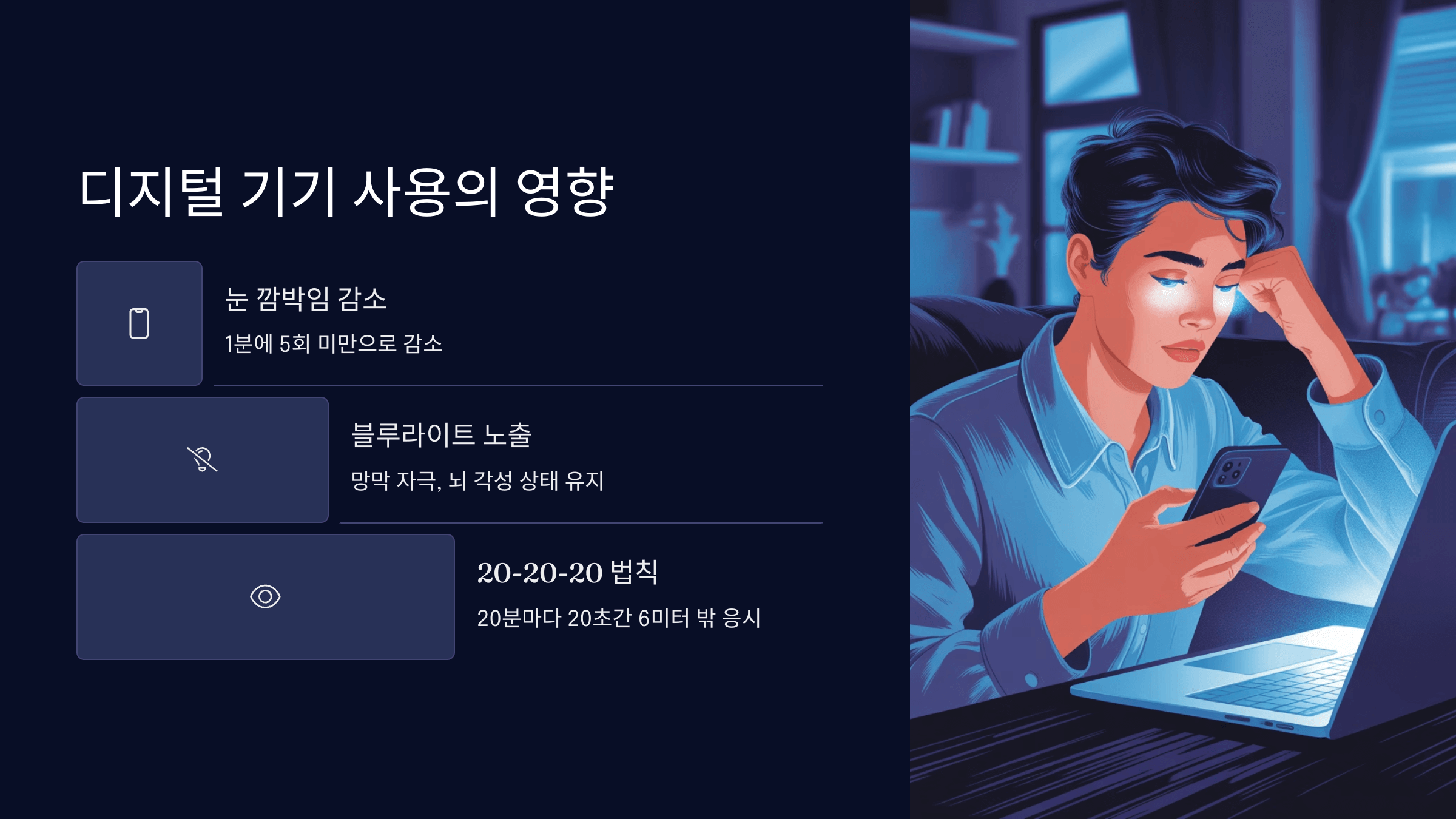 디지털 기기 사용의 영향