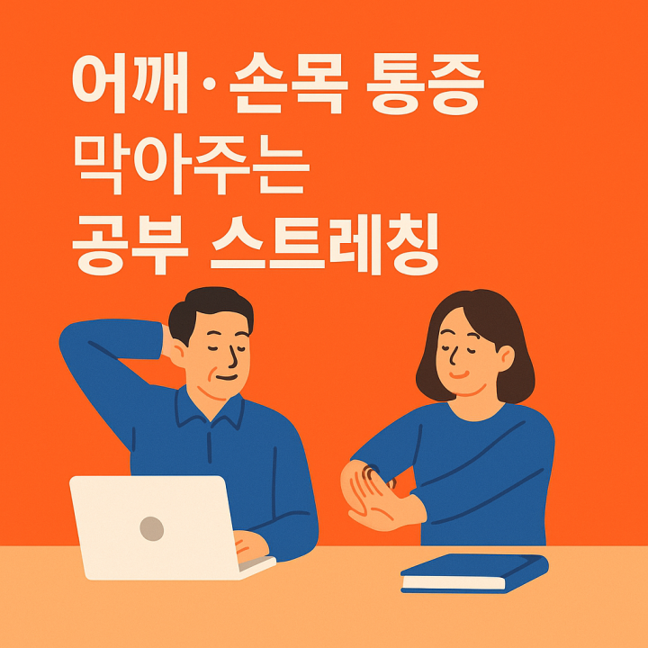4050대 자기계발러를 위한 어깨·손목 통증 예방 스트레칭