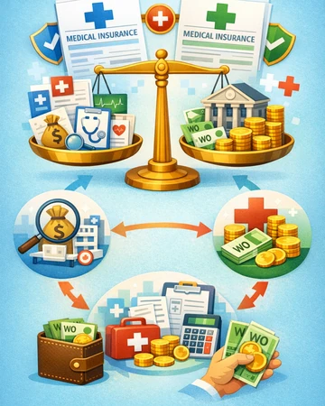 실손보험 중복가입 구조와 보상 방식 흐름도8