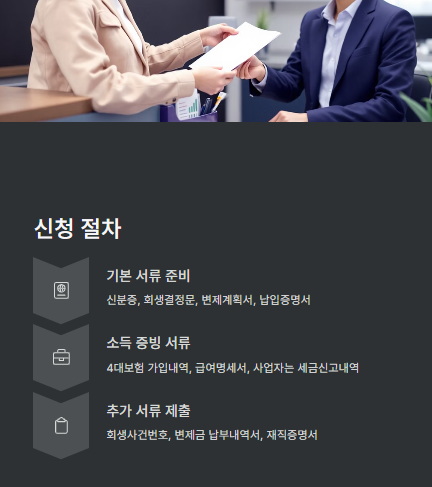 개인회생 대출, 신청 절차는?