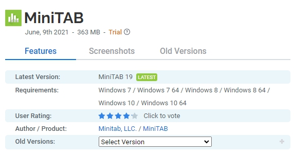 MiniTAB