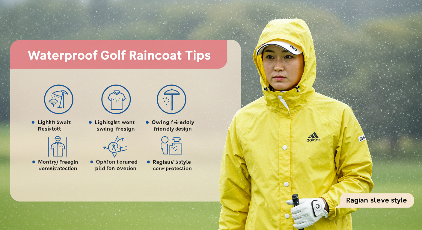 비오는 날 골프 라운딩, 이것만은 꼭 챙기세요! ☔️ (방수기능, 미끄럼방지, 안젖게 보호, 방수, 꿀팁, 질문)