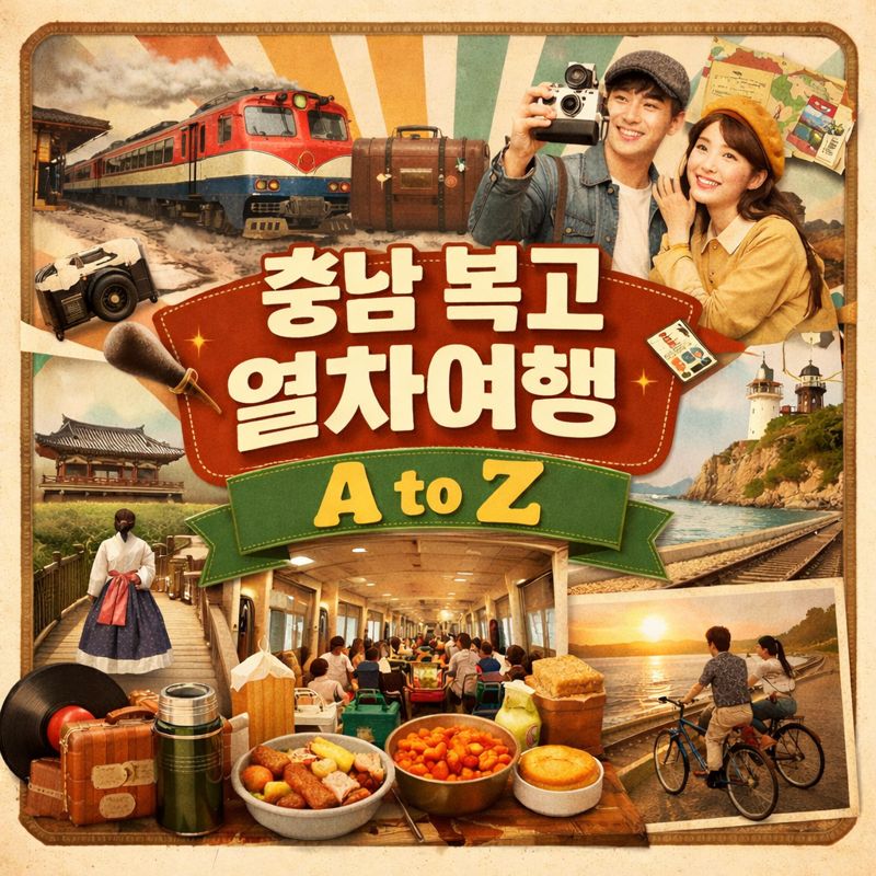 충남 복고 열차여행 A to Z (레트로기차, 코스정보, 꿀팁)