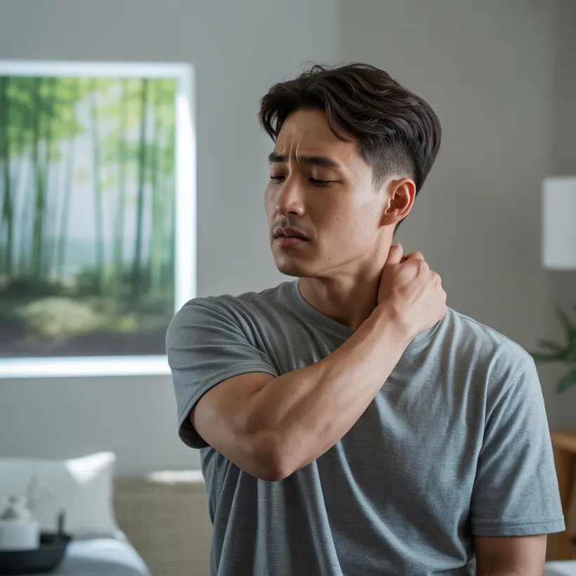 목근육 통증 이미지