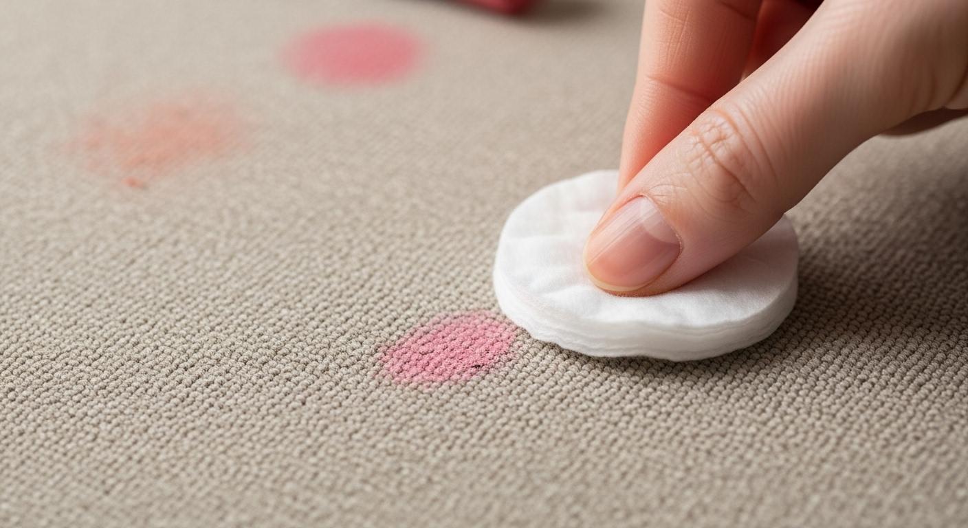 패딩 화장품 얼룩