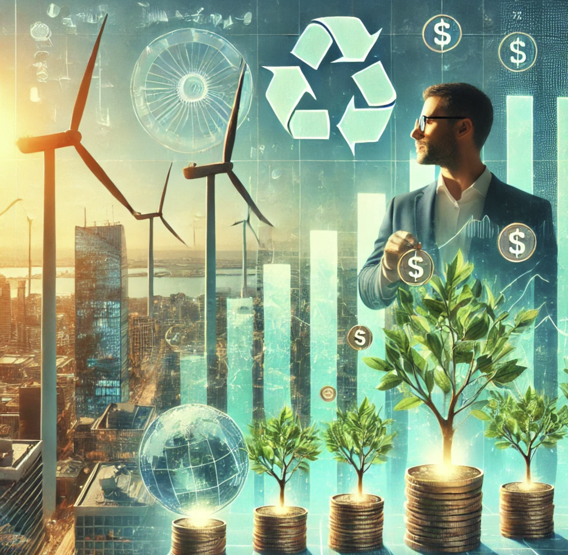 기후 테크(Climate Tech) 상징 이미지