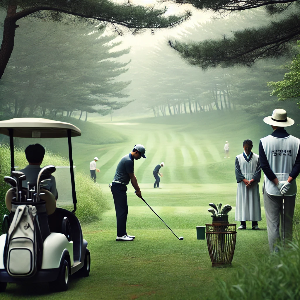 조용한 골프장 이미지