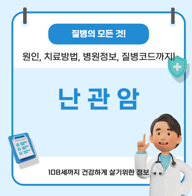 난관암의 모든 것(원인, 치료방법, 병원정보, 질병코드)