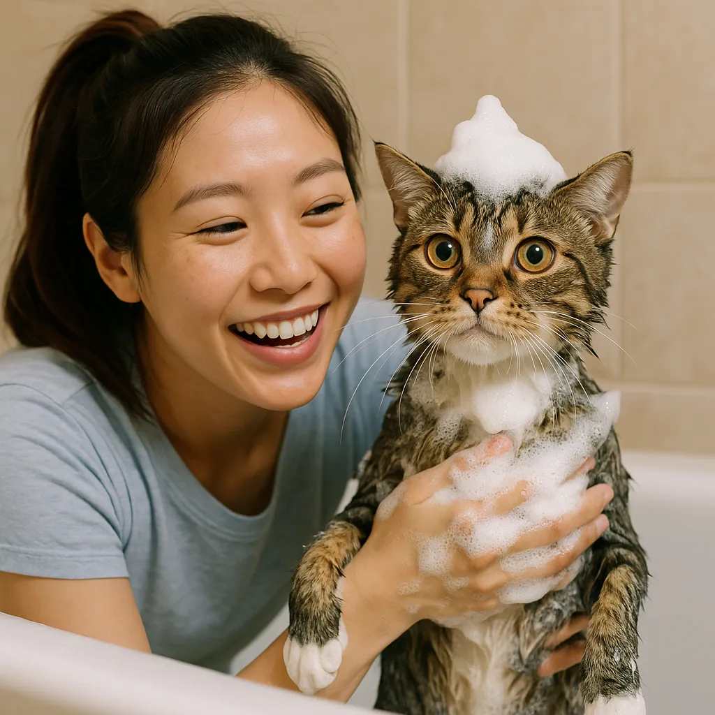 고양이 목욕 시키는 법 초보 집사도 성공하는 꿀팁 대공개