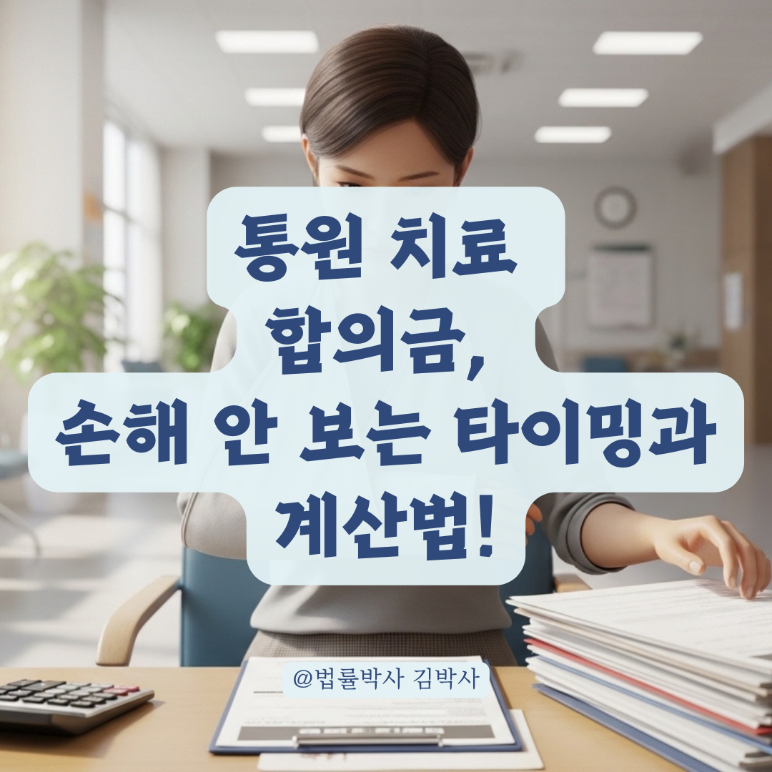 통원 치료 길어질 때 손해 없는 합의를 위한 대처 가이드