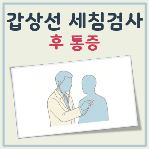 갑상선 세침검사 후통증 대표 이미지