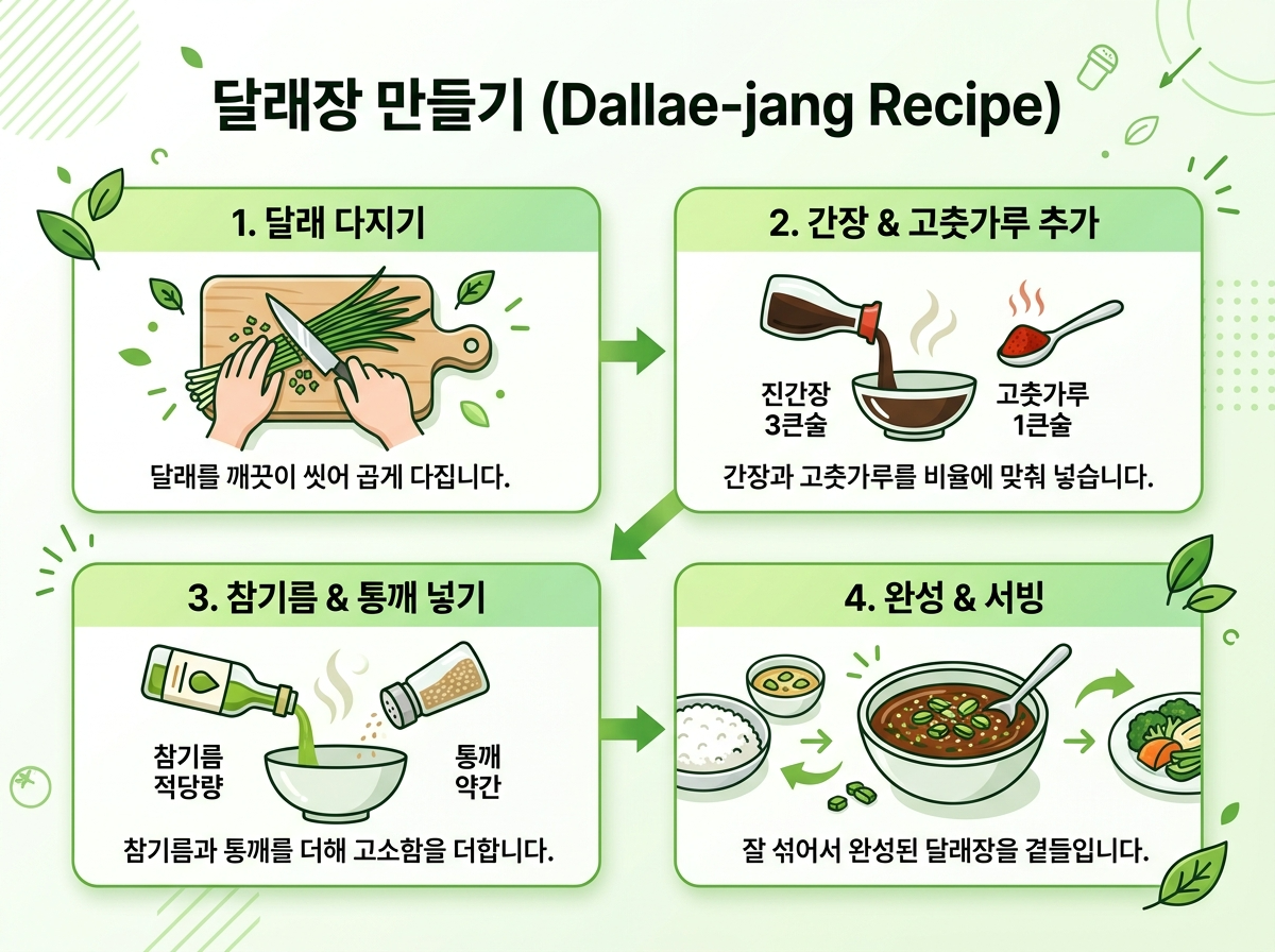 달래장 만들기 요리법 봄나물 소스