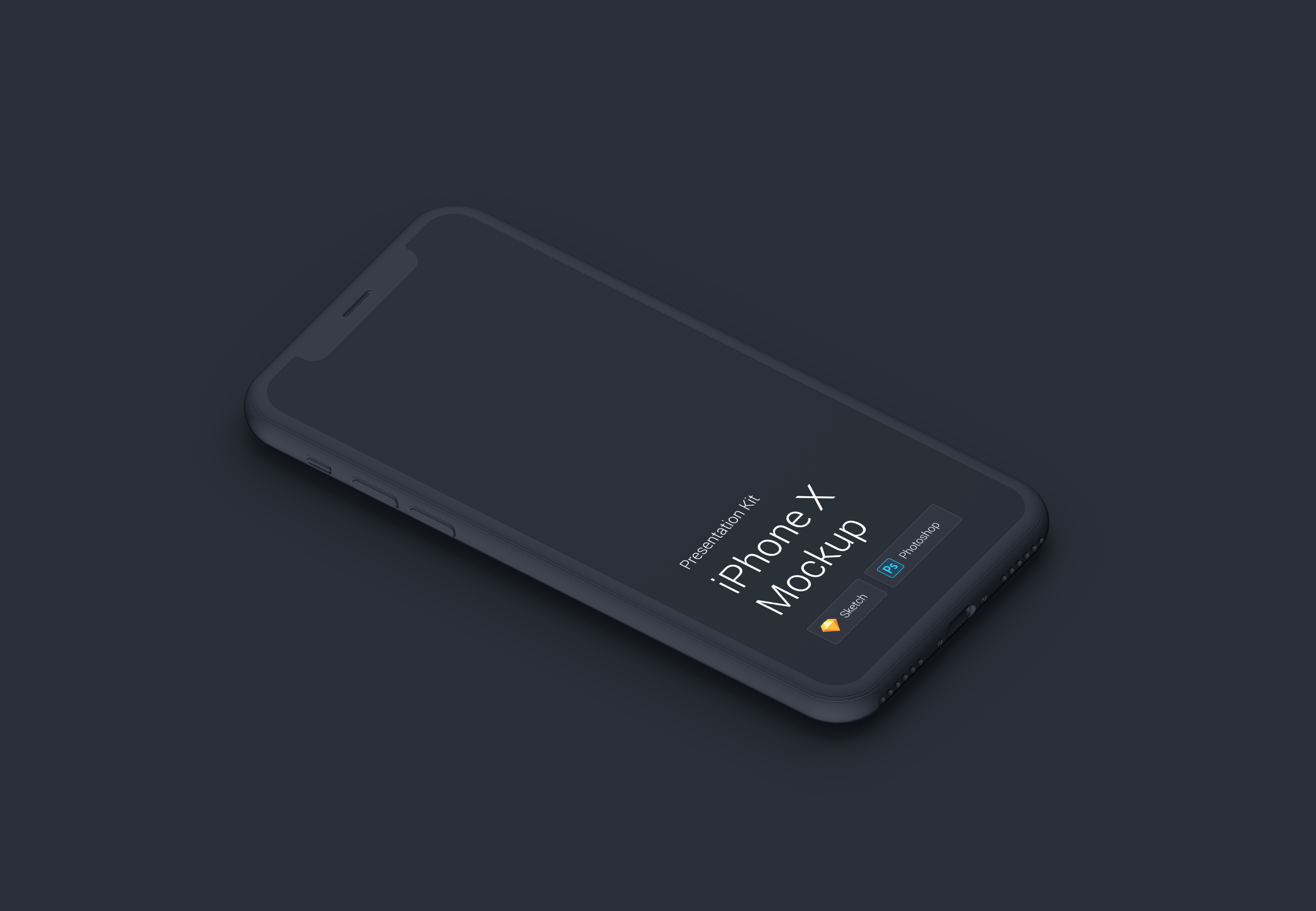 아이폰 X 목업 번들 사선형태 (5)