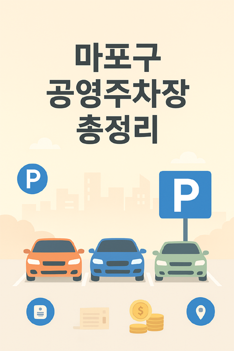 마포구 공영주차장 총정리 이미지