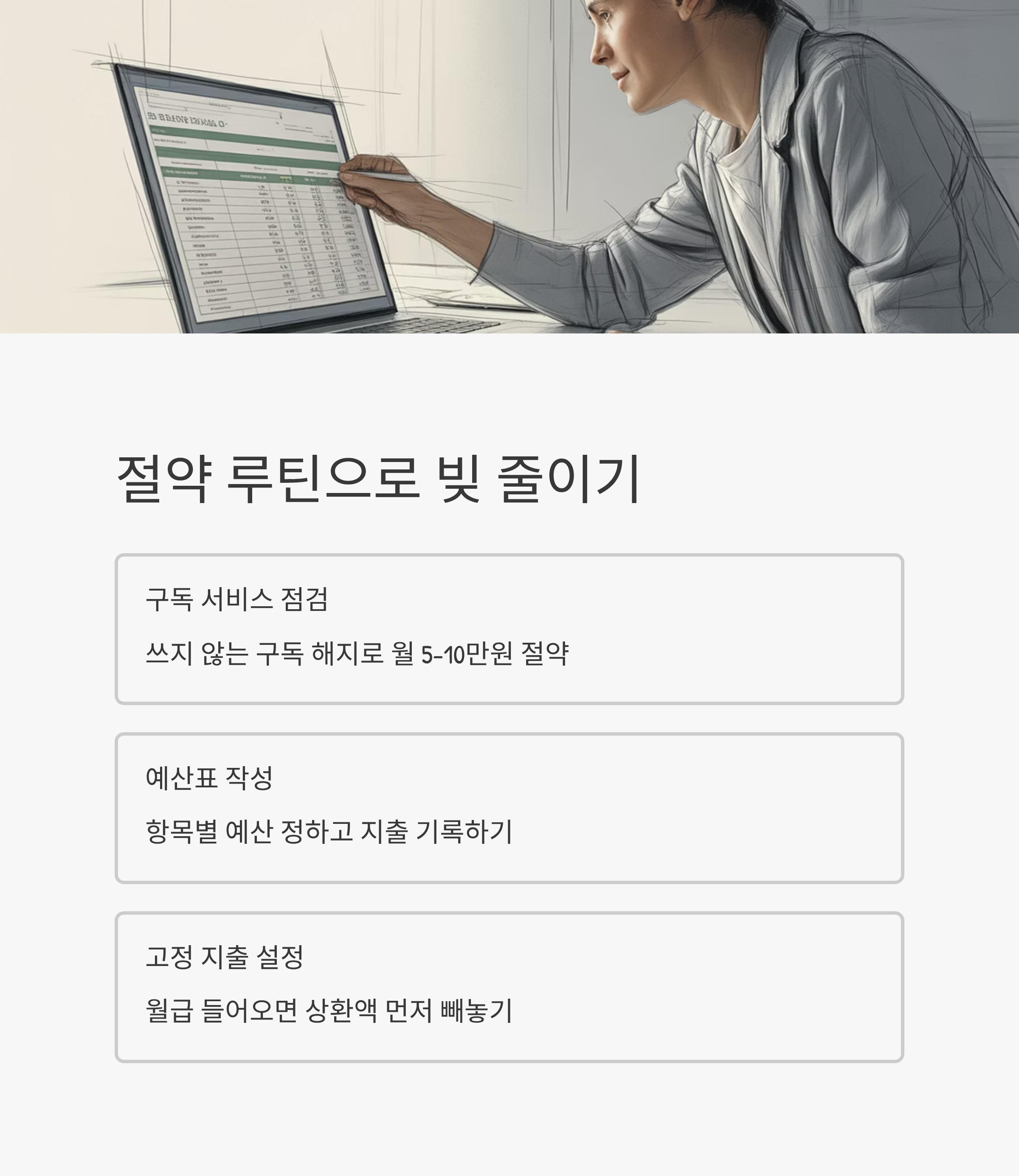 빚 대출 관리 생활 속 절약 루틴