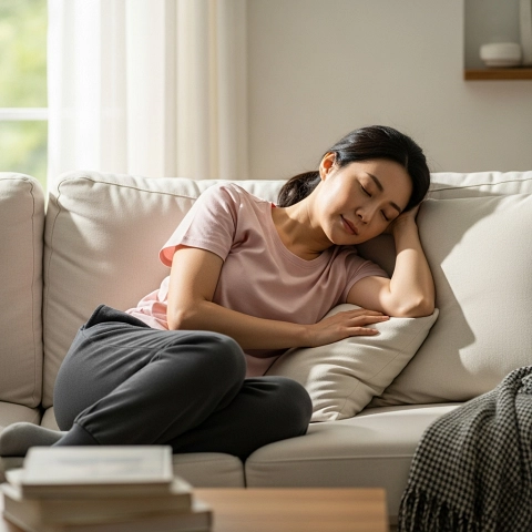 낮잠 습관은 수면 리듬에 나쁜 영향을 미칠 수 있다.