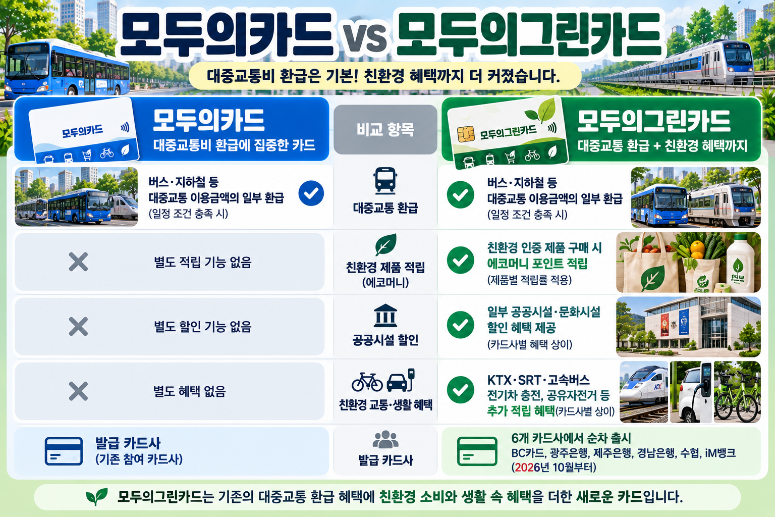 모두의카드 vs 모두의그린카드