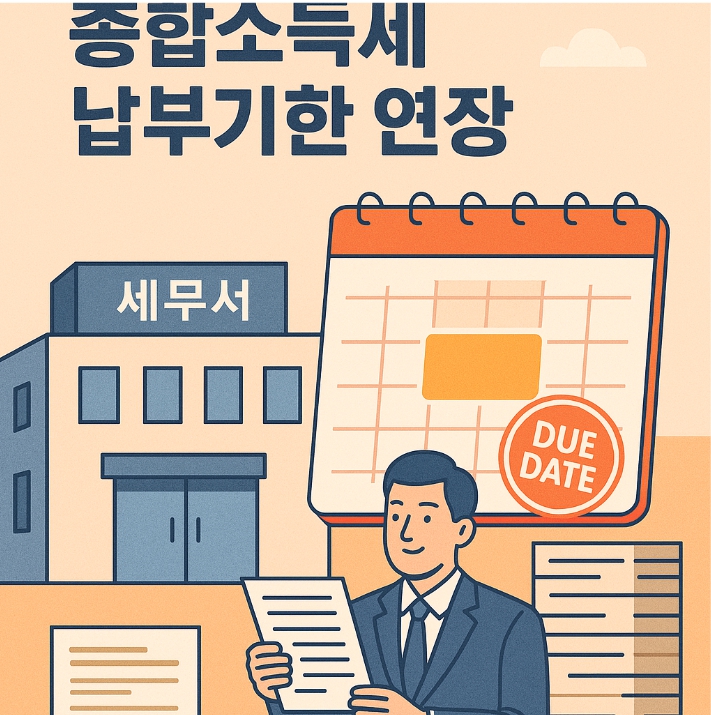 종합소득세 확정신고, 납부기한 직권 연장 필수 체크