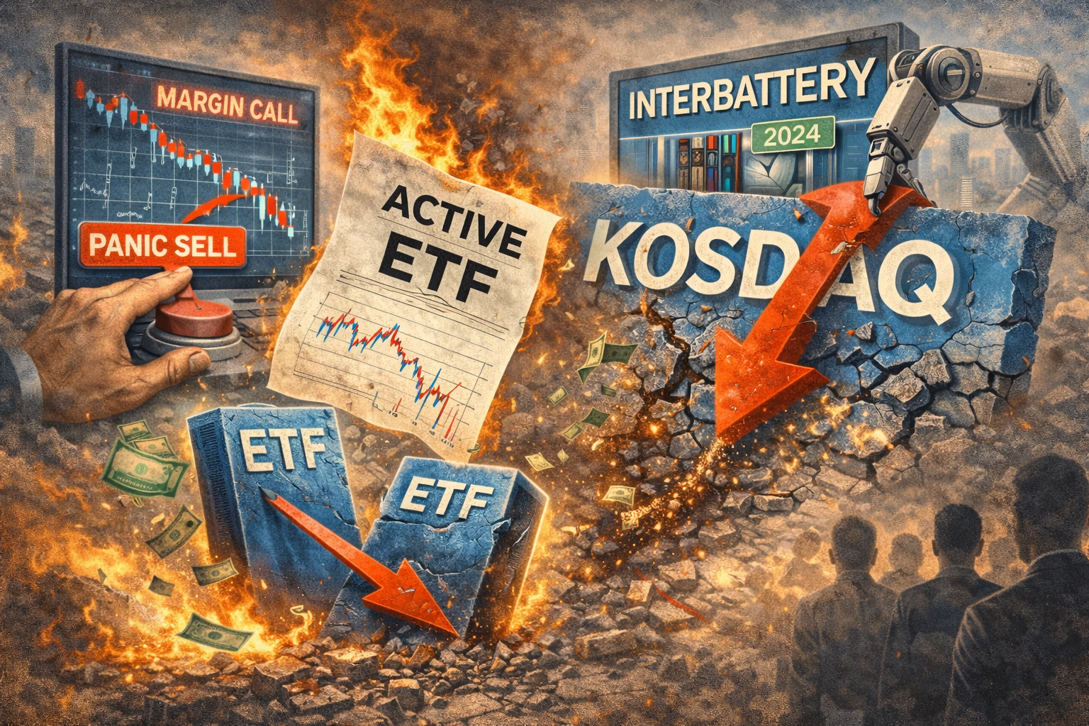 코스닥 액티브 ETF(반대매매, 수급 충격, 인터배터리)