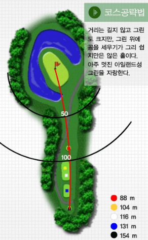 아리지 cc 달님 코스
