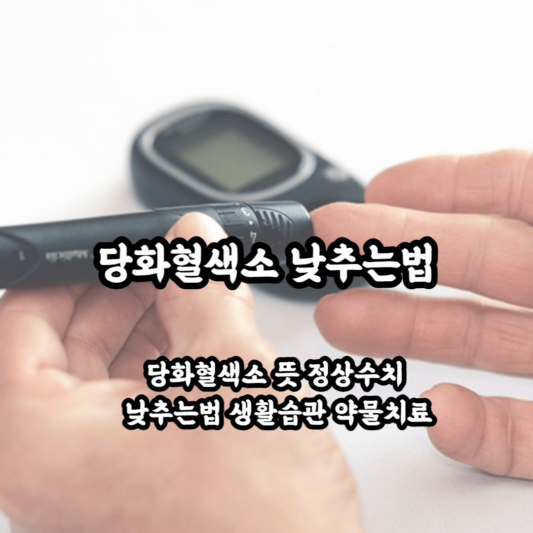 당화혈색소 자가진단 검사