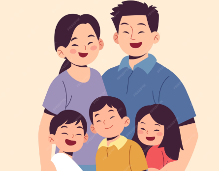 행복한 다자녀 이미지