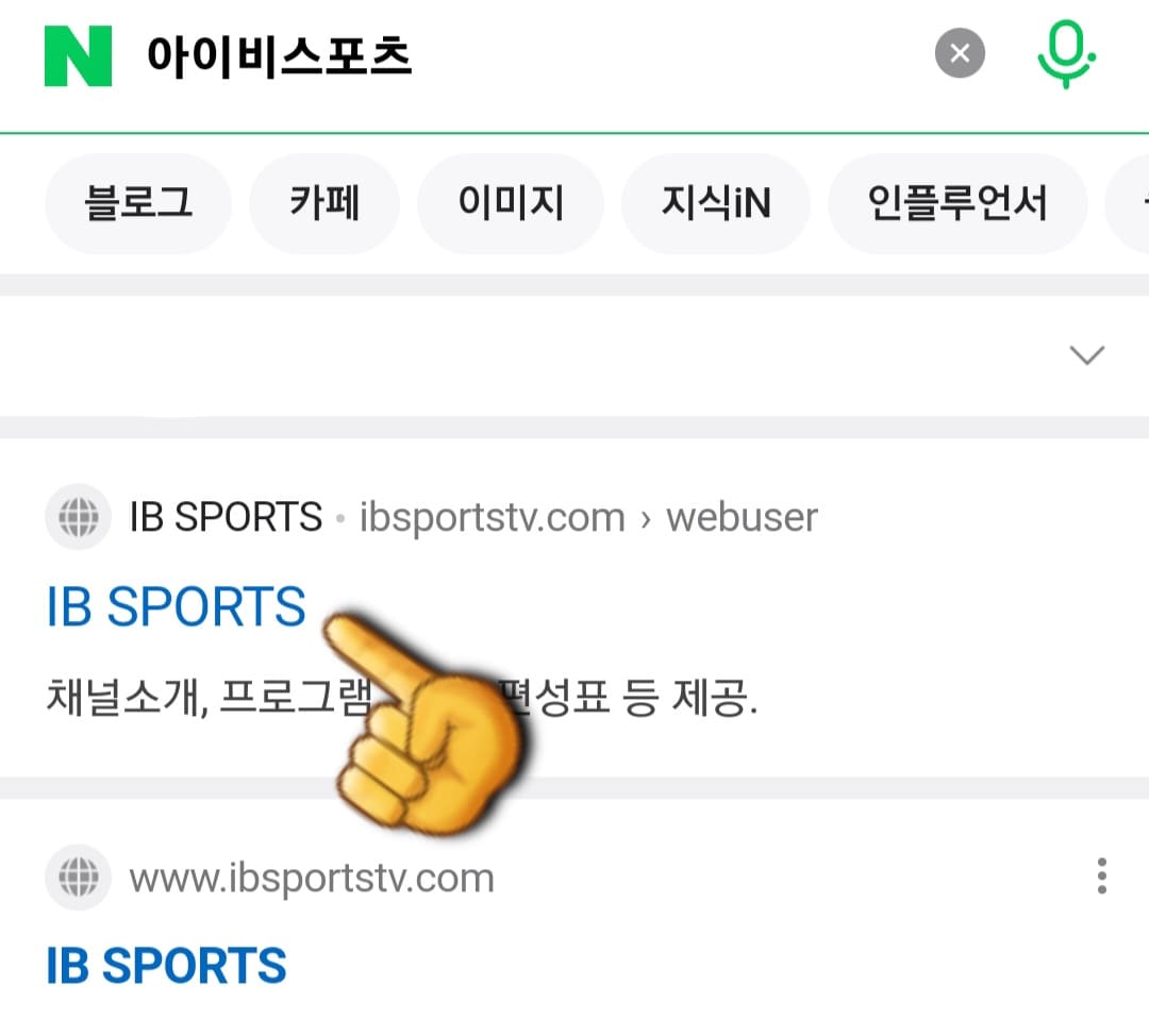 IB-SPORTS-편성표-및-채널번호-안내-가장-상단에-있는-아이비스포츠-홈페이지-클릭하기