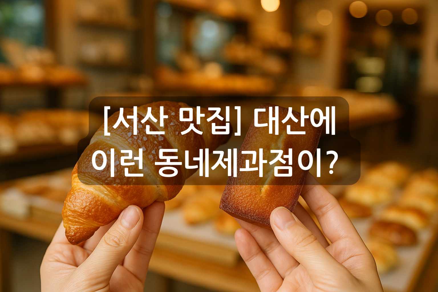 [서산 맛집] 대산에 이런 동네제과점이?