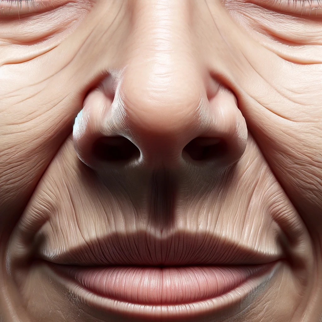 입가주름(팔자주름):AI