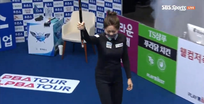 휴온스 LPBA챔피언십 결승전 우승자 김가영 당구선수