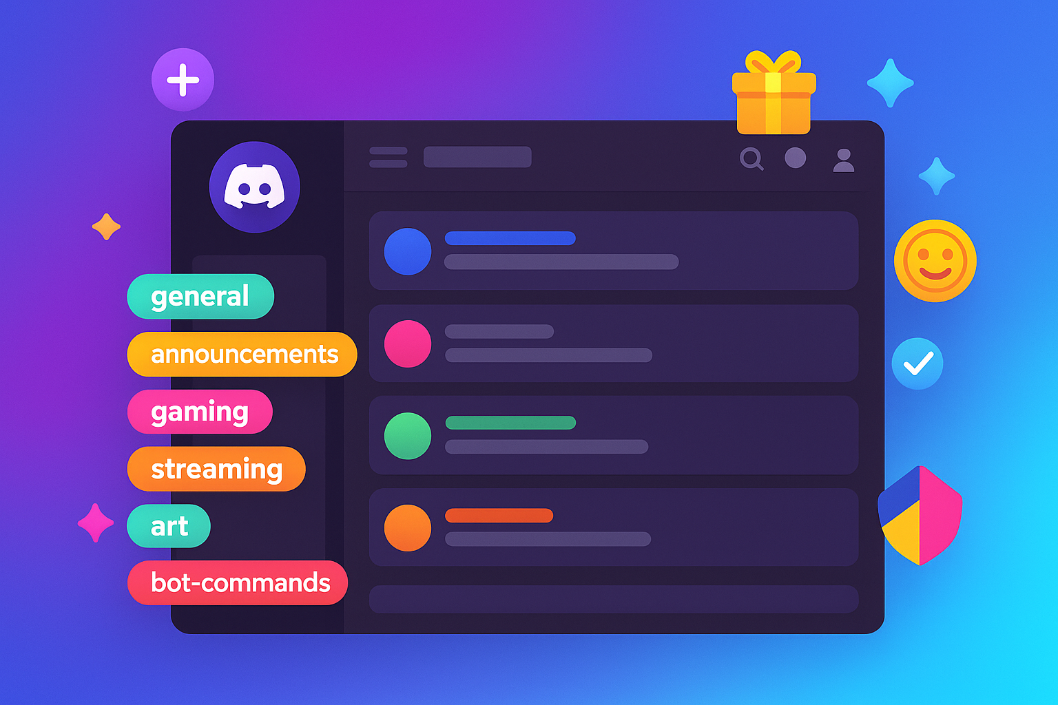 디스코드 서버 태그 설정 및 꾸미기 가이드 이미지 - 2025년 최신 디코서버 커스텀 방법 총정리