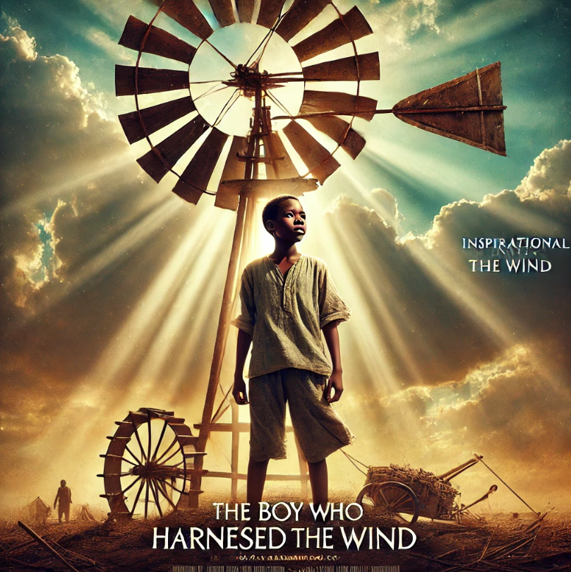 바람을 길들인 풍차소년 영화 포스터