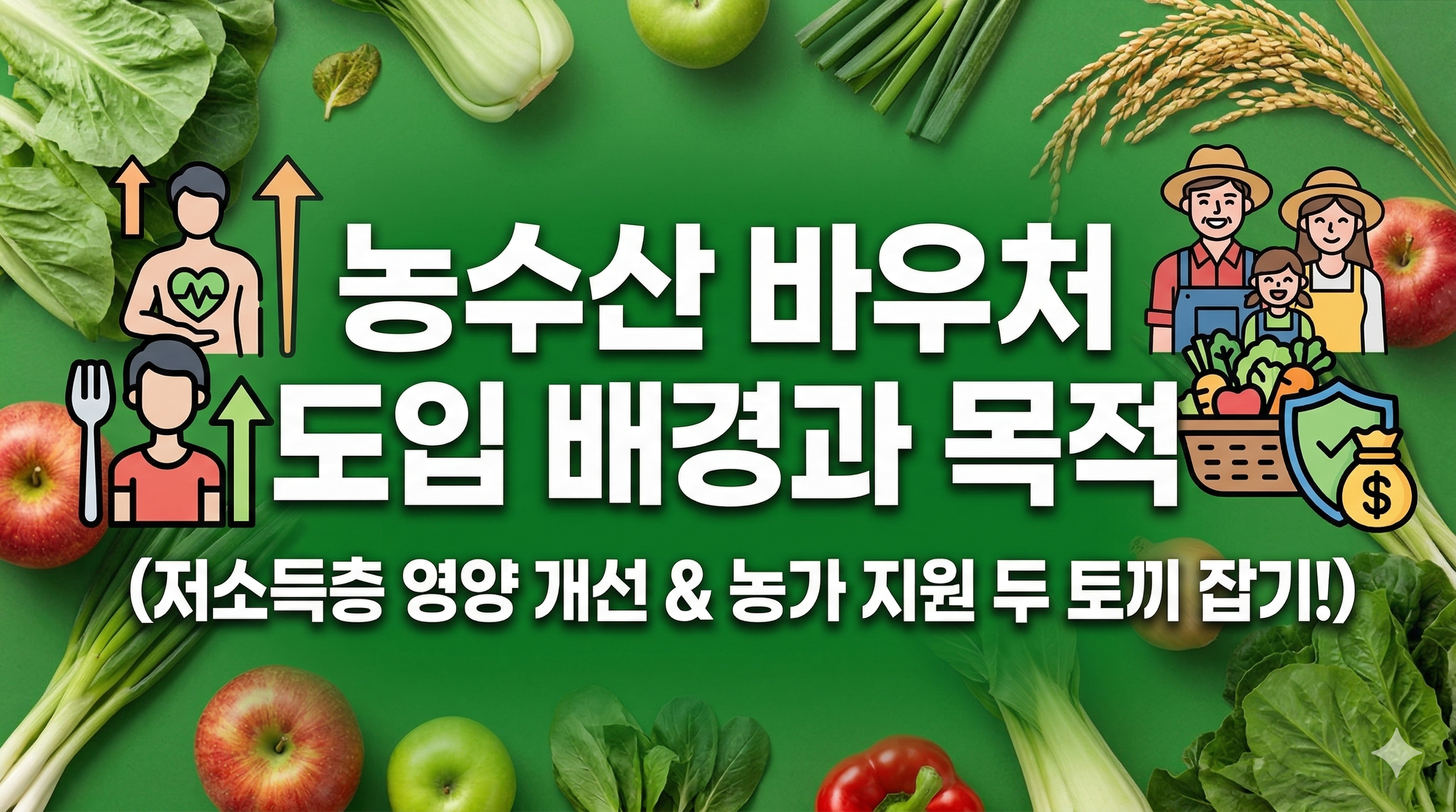 2026년 농식품바우처 지원대상 및 신청방법